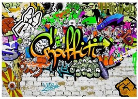 Fototapeta - Graffiti on the Wall Veľkosť: 200x140, Verzia: Premium