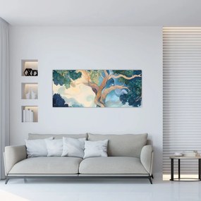 Obraz – Vesmírny strom (120x50 cm)