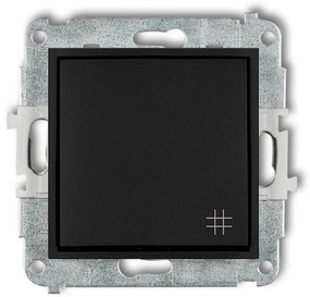 Vypínač kížový 12MWP-6 čierny mat mini