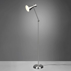 Stojacia lampa Enzo, výška 150 cm, nikel