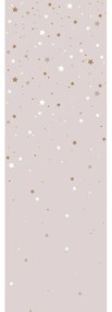 DEKORNIK Simple Stars From The Sky Powder Pink - Tapeta