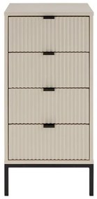 Livarno home Komoda so 4 zásuvkami, 40 x 33 x 84,9 cm  (100385818)