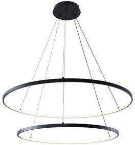 Zuma Line 2023200-BK - LED Luster na lanku BRENO LED/60W/230V 3000/4000/6000K