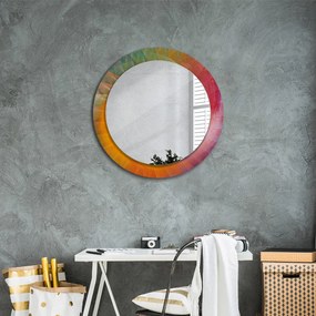 Okrúhle ozdobné zrkadlo na stenu Hypnotická špirála fi 70 cm