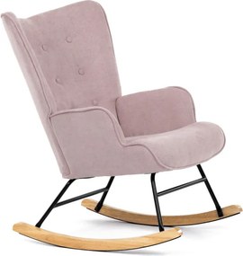 Hojdacie kreslo ružové AK-371 PINK2
