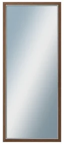 DANTIK - Zrkadlo v rámu, rozmer s rámom 50x120 cm z lišty TAIGA hnedá (3107)