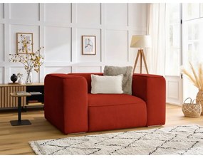 Kreslo v tehlovej farbe Zephyr – Bobochic Paris