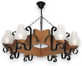 Brilagi - Luster na reťazi QUEEN 8xE14/40W/230V buk