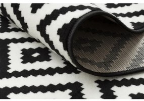 Behúň BCF MORAD Ruta romby čierny / krém - Výpredaj