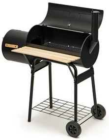 Veľký záhradný gril - 2 v 1 udiareň, teplomer + grilovacie príslušenstvo MODERNHOME - JY-061