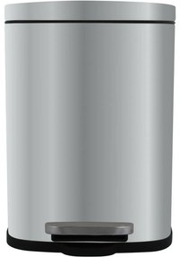 Spirella Pedálový odpadkový kôš soft-close Akira 12 l, brúsená nehrdz. oceľ, 12 l