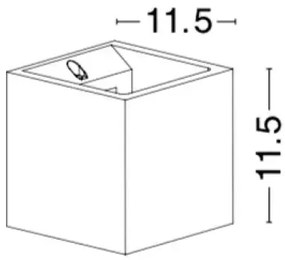 Nastenné svietidlo Cadmo Gray
