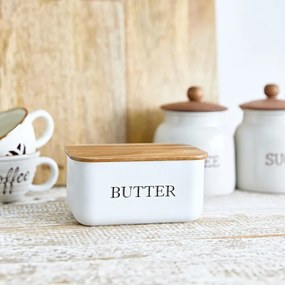 Nádoba na maslo AVILA biela 872520