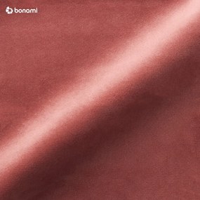 Ružová čalúnená dvojlôžková posteľ s úložným priestorom a roštom 140x200 cm Elio – Milo Casa