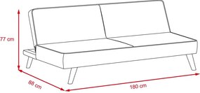 Rozkladacia pohovka Catini KIRA - béžová