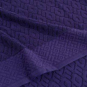 Uterák Lattice 70x140 cm deep violet