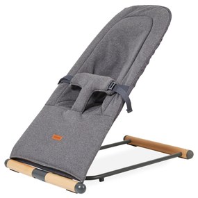 Lehátko skladacie Evolux Natural Anthracite