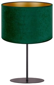 Duolla Duolla - Stolná lampa ROLLER 1xE14/15W/230V tmavozelená/zlatá DU81495