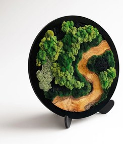 DUBLEZ | Okrúhly obraz machu - Rin no Mori