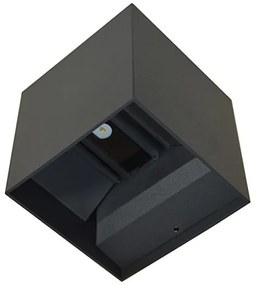 LED Vonkajšie nástenné svietidlo KREON 2xLED/3W/230V IP54 4000K antracit