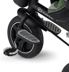 KINDERKRAFT SELECT - Detská trojkolka SPINSTEP Premium zelená