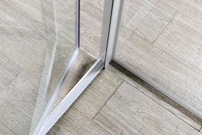 Aqualine Aqualine, AMICO sprchové dvere výklopné 820-1000x1850mm, číre sklo, G80