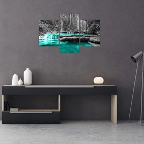 Obraz - Zimná rieka (90x60 cm)