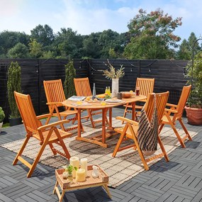 Drevená zostava - Velus Oválny - Eukalyptus