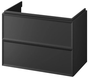 Cersanit Mille, umývadlová skrinka 794x446x551 mm, čierna matná, S1017-003