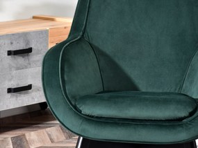 Relaxačné kreslo Merch (čierna). Akcia -21%. Vlastná spoľahlivá doprava až k Vám domov. 1136117