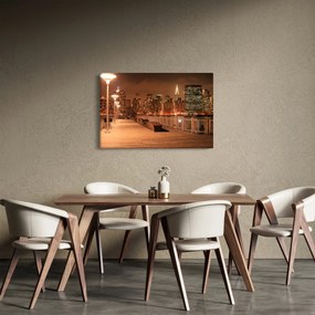Obraz - Nočné mesto (90x60 cm)