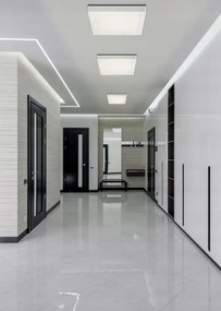 BERGE Prisadený štvorcový LED panel 18W - 1980lm - neutrálna farba