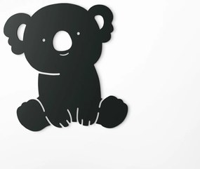 drevko Detská nálepka na stenu Koala Rozmer obrazu: 44,5 x 43 cm, Farba dekorácie: Čierna