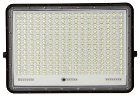 LED Vonkajší solárny reflektor LED/30W/3,2V 4000K čierna + DO