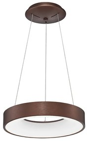 LED luster Rando Thin 38 3000K hnedá