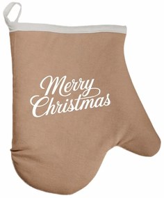 Vianočná kuchynská rukavica Merrymas EMI, sivá