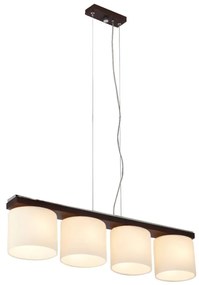 Argon 1550 - Luster CARLO 4xE27/60W/230V hnedý