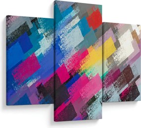 Obraz - Farebné ťahy štetcom (90x60 cm)