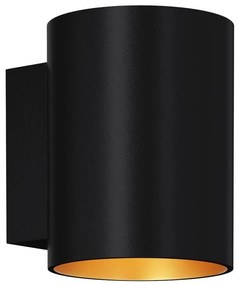Zuma Line 91061-N - Nástenné svietidlo SOLA WL 1xG9/40W/230V čierna/zlatá