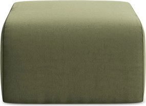 Zelená zamatová podnožka Lani – Makamii