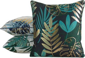 DEKORAČNÁ OBLIEČKA NA VANKÚŠ MALTA 45X45 CM LISTY