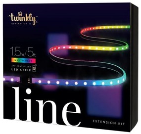 Twinkly TWL100ADP-B - LED RGB Predlžovací pásik LINE 100xLED 1,5 m Wi-Fi