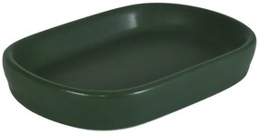 BISK Erga Nero, miska na mydlo, tmavá zelená, ERG-08360
