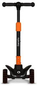 Lionelo - Detská kolobežka TIMMY 3xAA oranžová/čierna