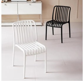 Plastová stolička TREGO, biela