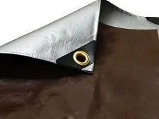 Foxigy Krycia plachta strieborno - hnedá 3x5 m 210 g/m2 