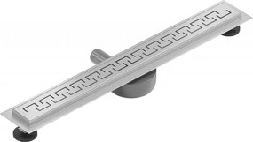 Mexen Flat 360° M15 rotačný sprchový žľab 60 cm, nerez, 1024060-40
