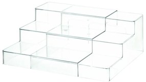 Transparentný stojan iDesign The Home Edit, 26 x 29,2 x 12,7 cm