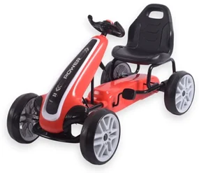 Šlapacia motokára POWER červená