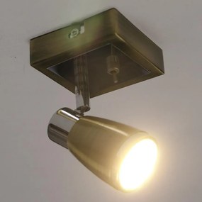 Bodové nástenné svietidlo Melinda 1 AB SAT LS1